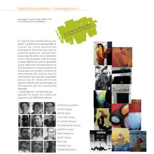 Convergences Convergences